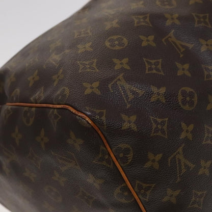 Louis Vuitton Keepall 55, Brown, Canvas, travel