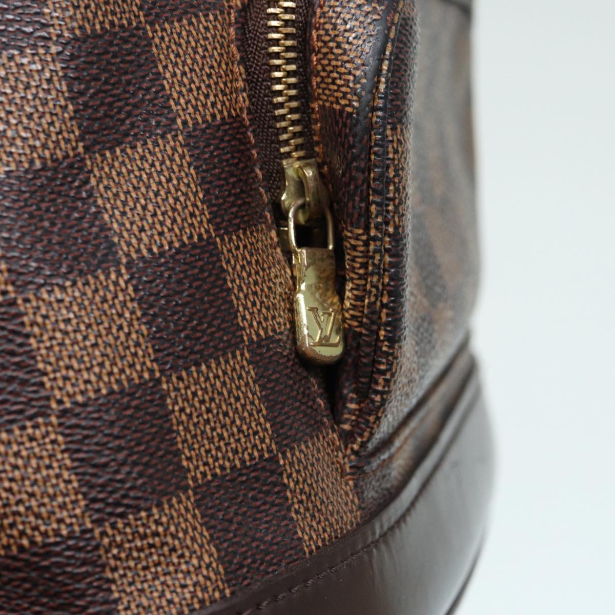 Louis Vuitton Montsouris, Brown, Canvas, backpack