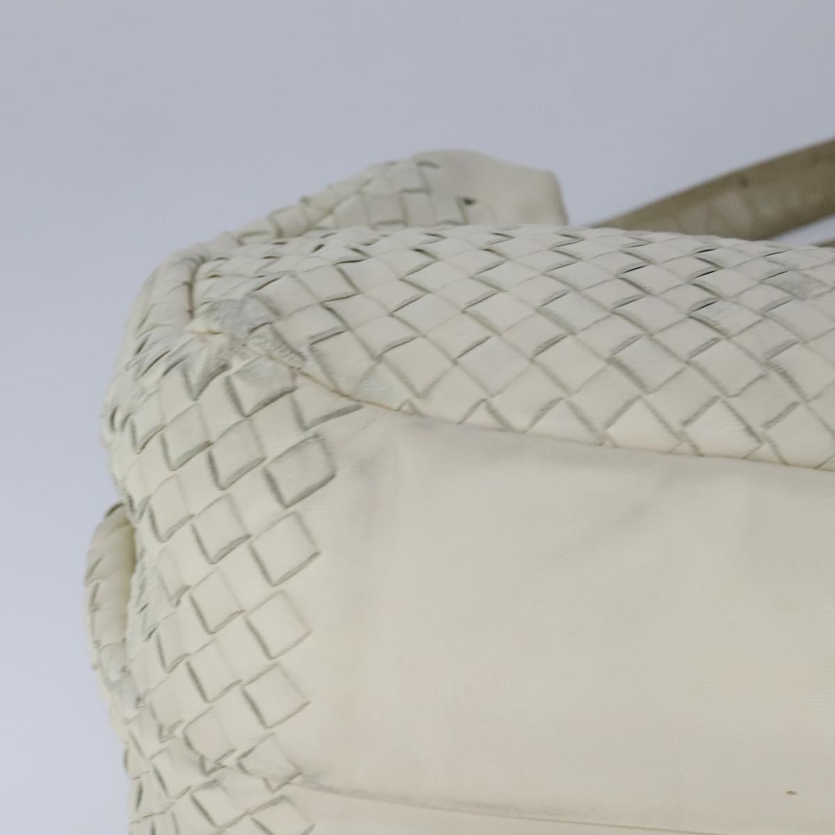 Bottega Veneta Campana, White, Leather, shoulder