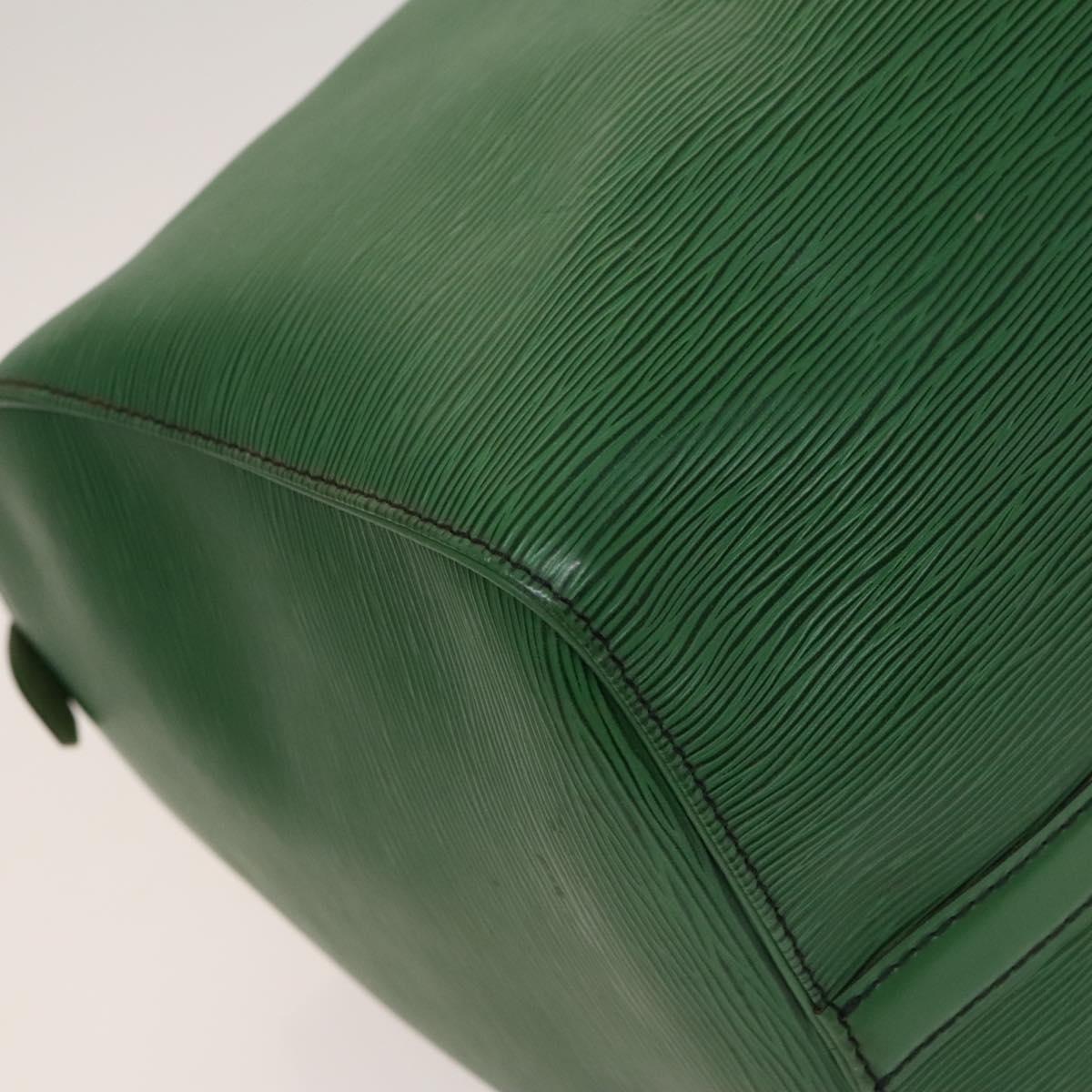 Louis Vuitton Keepall 50, Green, Leather, travel
