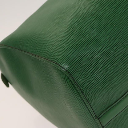 Louis Vuitton Keepall 50, Green, Leather, travel