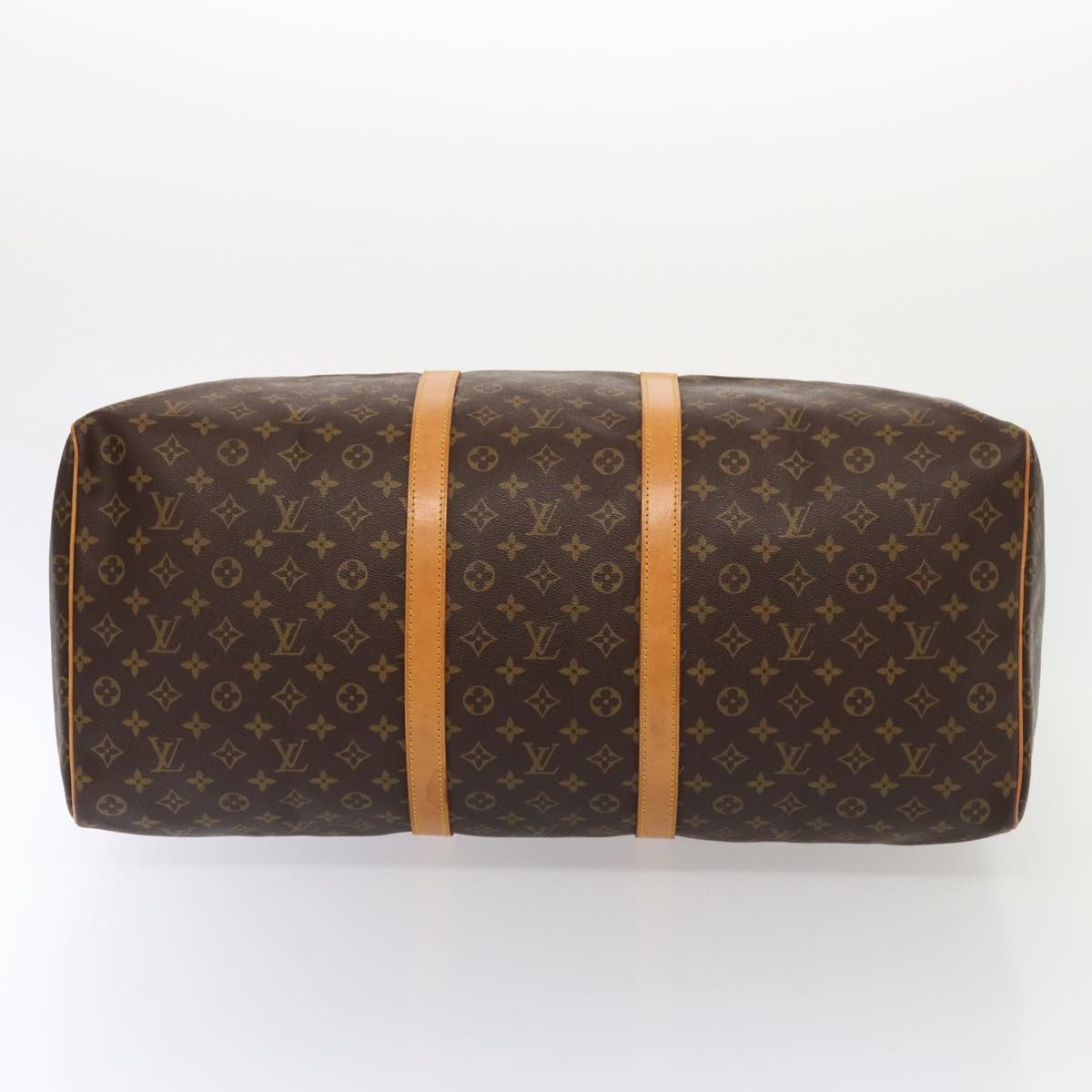 Louis Vuitton Keepall 60, Brown, Canvas, travel