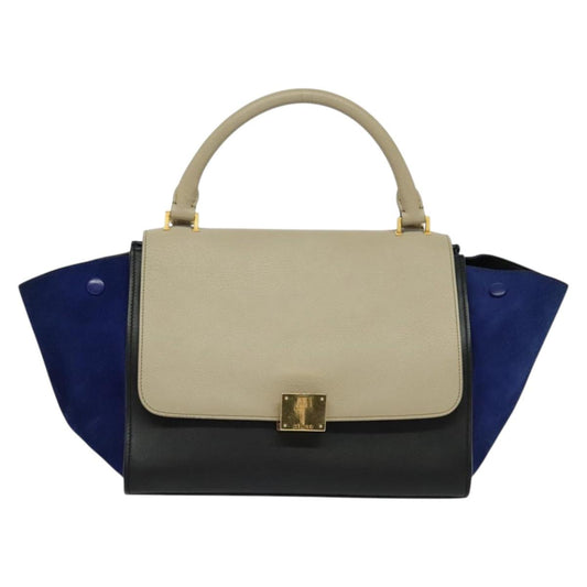 Céline Trapèze, Multicolour, Leather, handbag