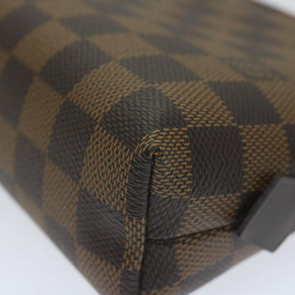 Louis Vuitton Cosmetic pouch, Brown, Canvas, clutch