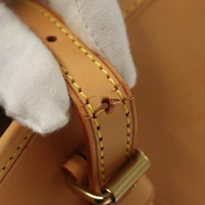 Louis Vuitton Bucket PM, Beige, Leather, shoulder