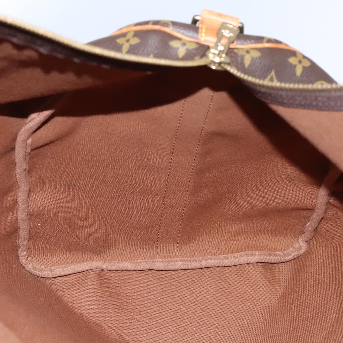 Louis Vuitton Keepall Bandoulière 60, Brown, Canvas, travel