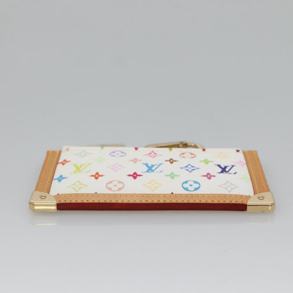 Louis Vuitton Pochette Clés, Multicolour, Canvas, wallet