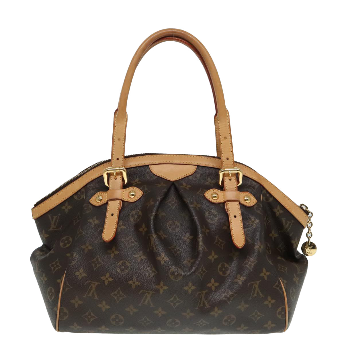 Louis Vuitton Tivoli, Black, Canvas, shoulder