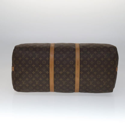 Louis Vuitton Keepall Bandoulière 60, Brown, Canvas, travel