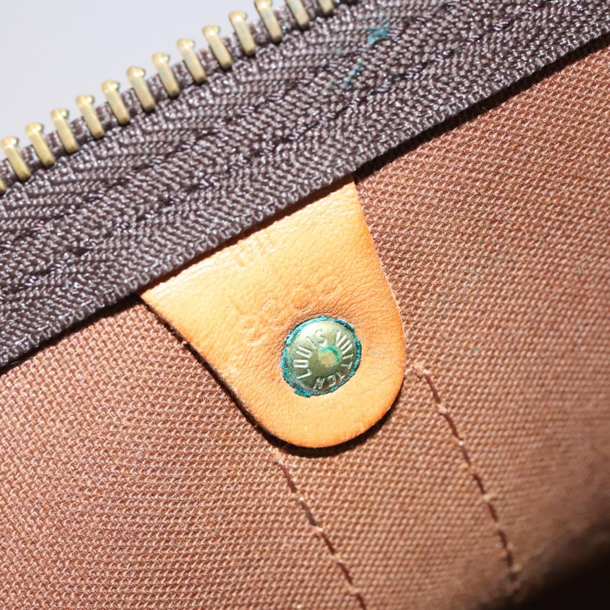 Louis Vuitton Keepall 60, Brown, Canvas, travel