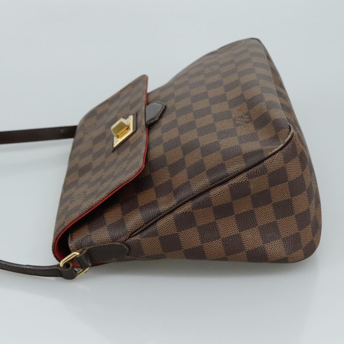 Louis Vuitton Besace, Brown, Canvas, shoulder