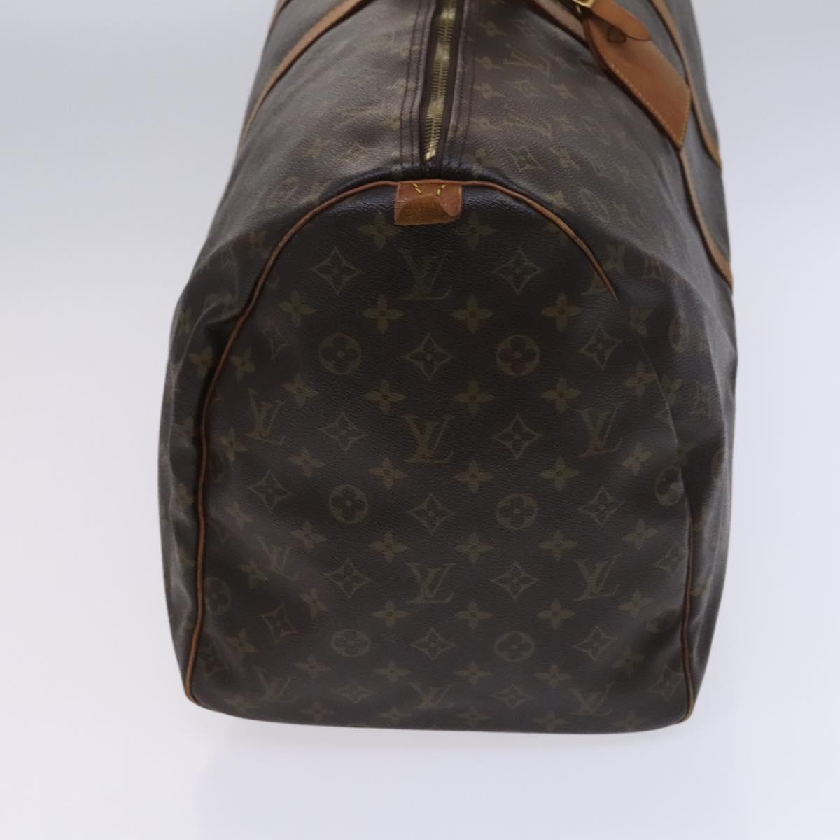 Louis Vuitton Keepall 60, Brown, Canvas, travel