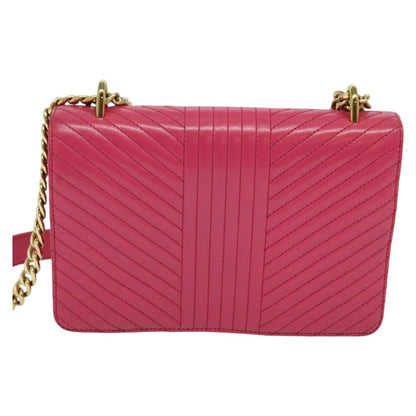 Prada Turnlock, Pink, Leather, shoulder
