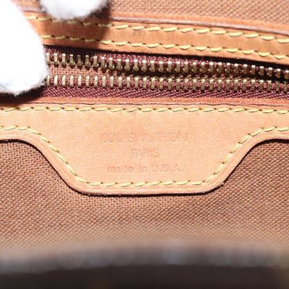 Louis Vuitton Mini looping, Brown, Canvas, shoulder