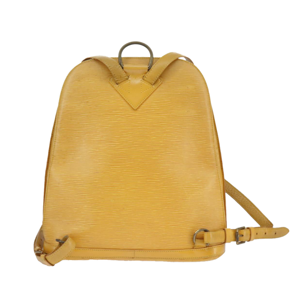 Louis Vuitton Gobelins, Yellow, Leather, backpack