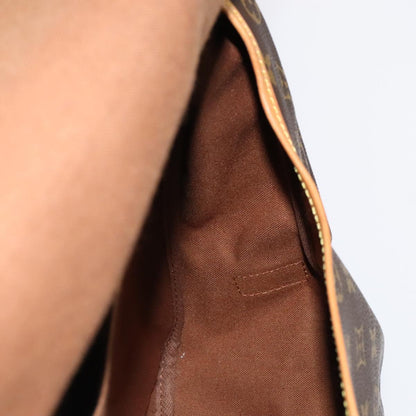 Louis Vuitton Saumur 35, Brown, Canvas, shoulder