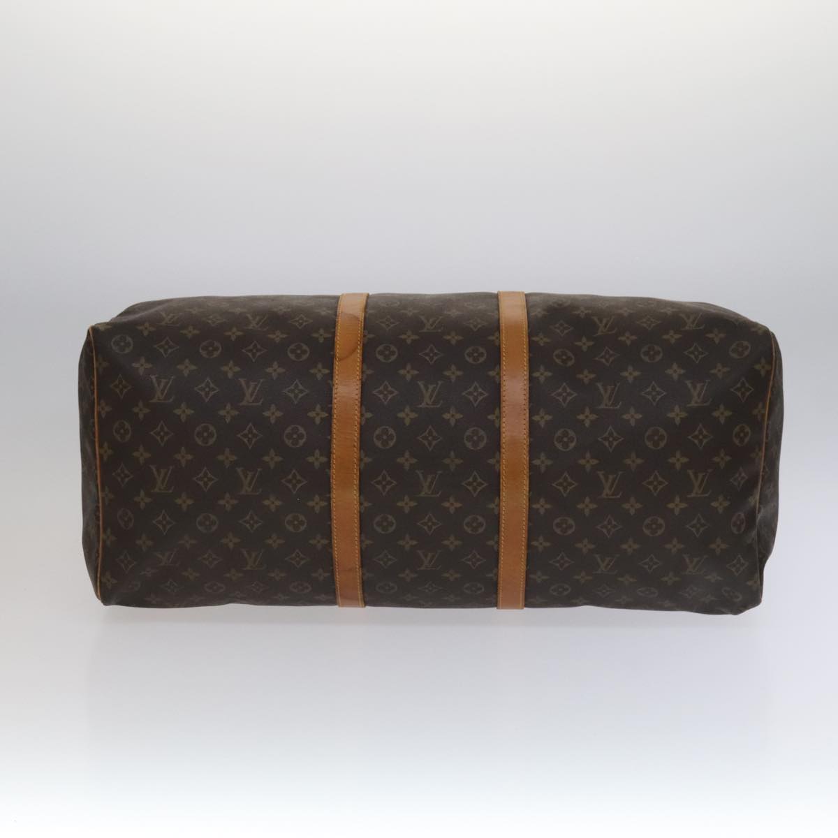 Louis Vuitton Keepall 60, Brown, Canvas, travel