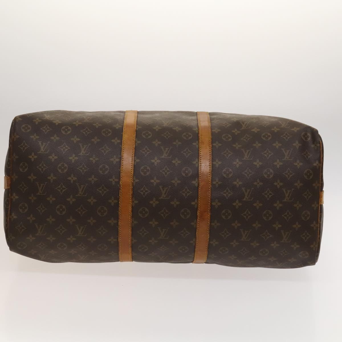Louis Vuitton Keepall Bandoulière 60, Brown, Canvas, travel