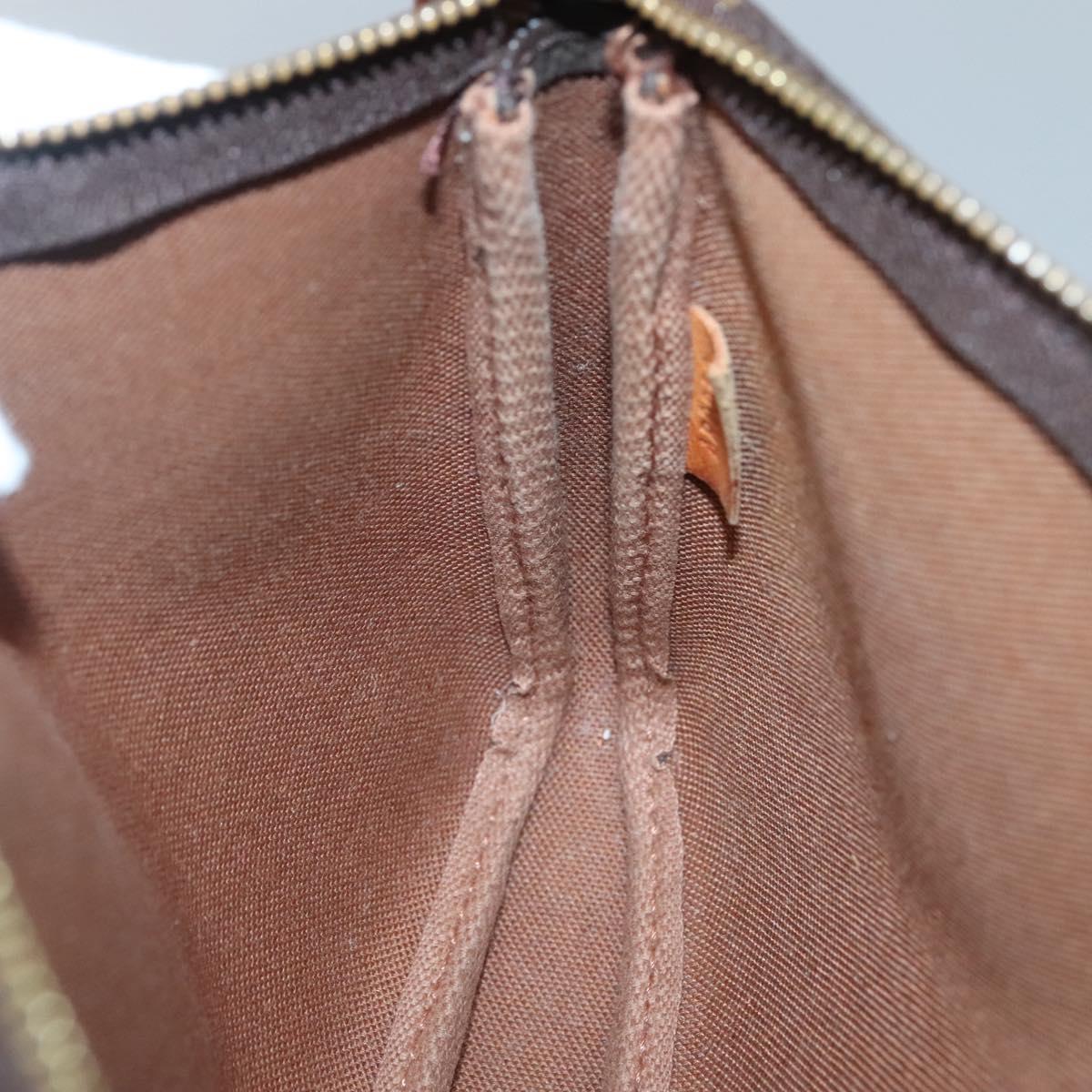 Louis Vuitton Pochette Accessoire, Brown, Canvas, clutch