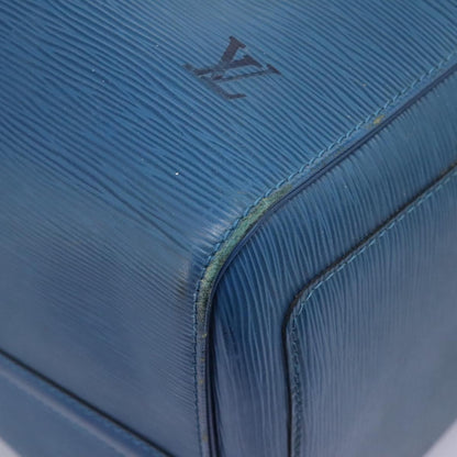 Louis Vuitton Keepall 55, Blue, Leather, travel