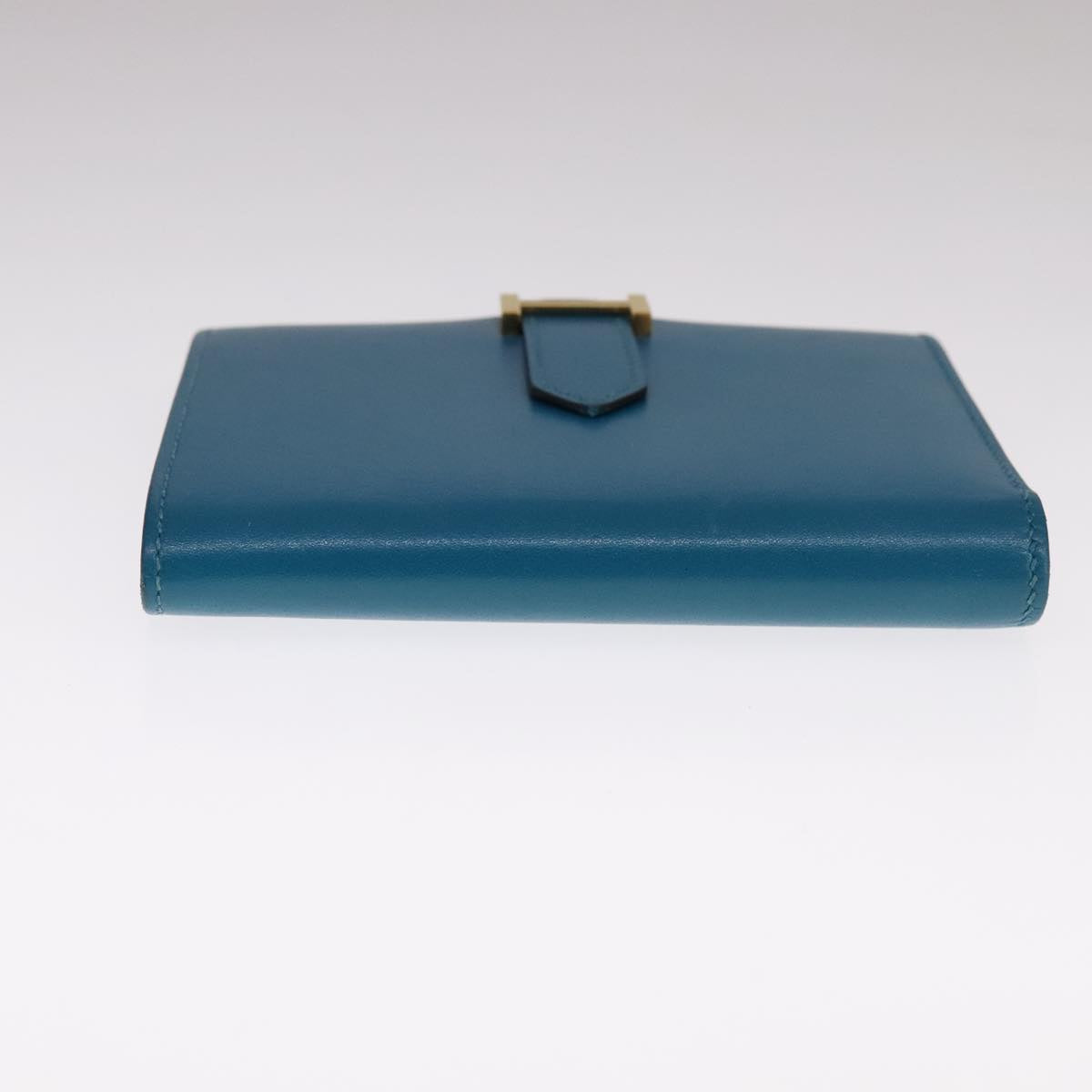 Hermès Béarn, Blue, Leather, wallet