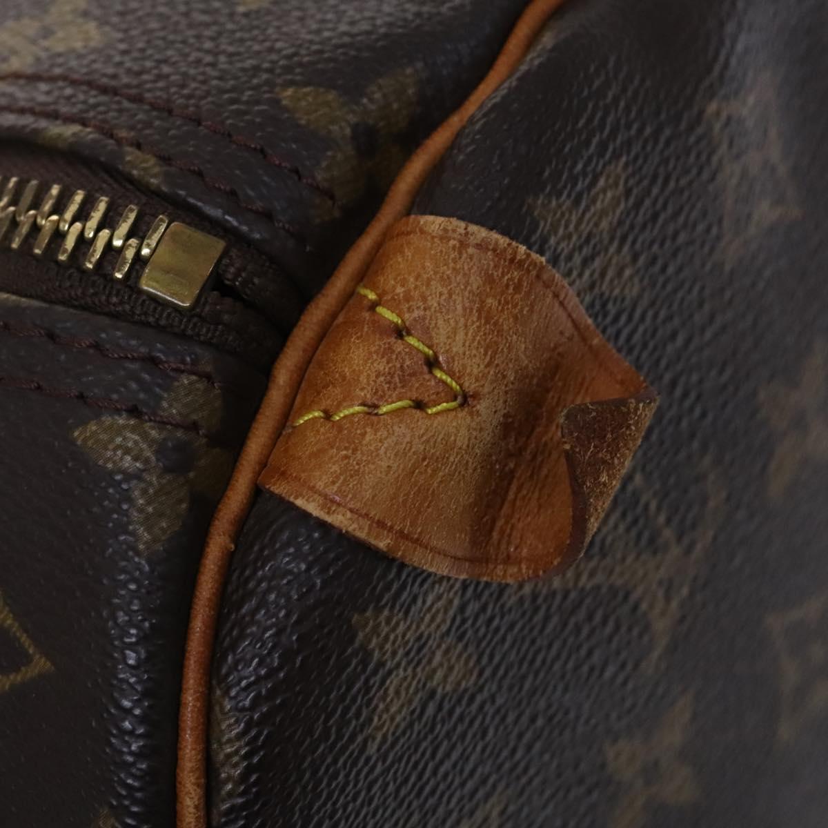 Louis Vuitton Keepall 60, Brown, Canvas, travel