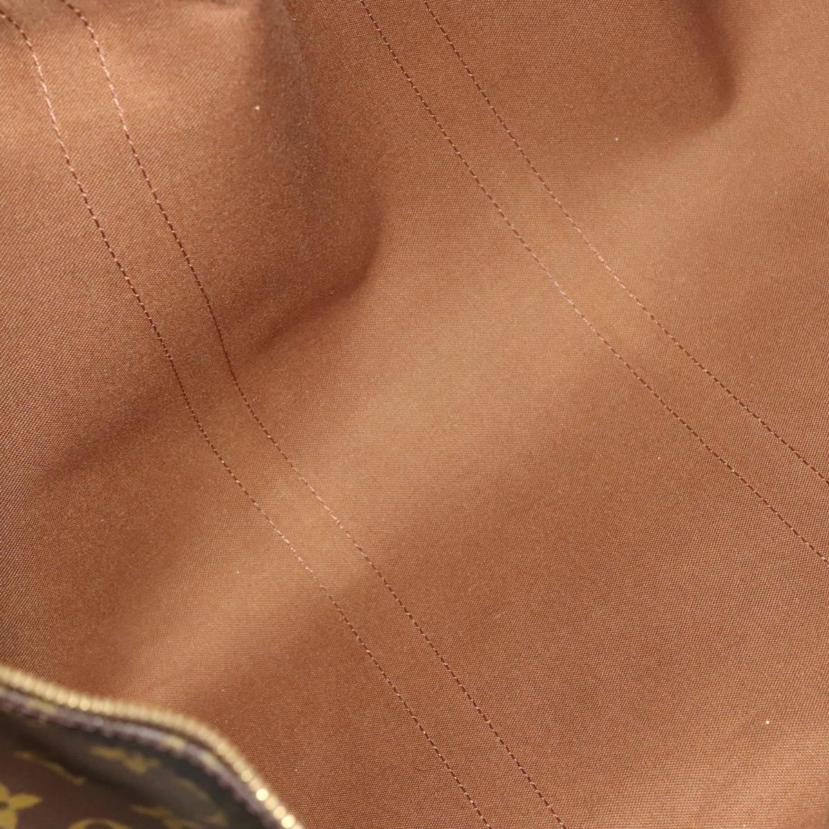 Louis Vuitton Keepall Bandouliere 55, Brown, Canvas, travel