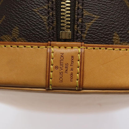 Louis Vuitton Alma, Brown, Canvas, handbag