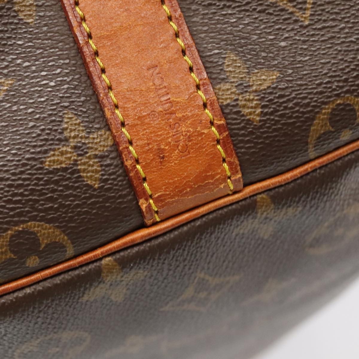 Louis Vuitton Keepall Bandoulière 60, Brown, Canvas, travel