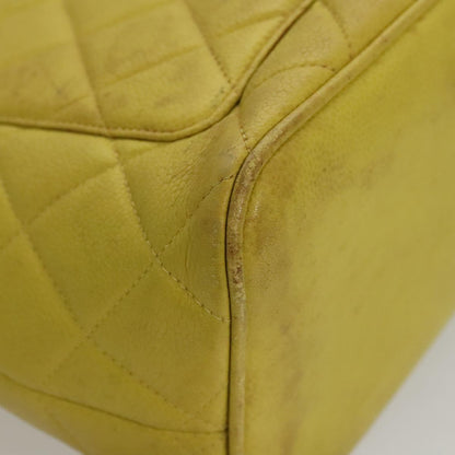Chanel Medaillon, Yellow, Leather, tote