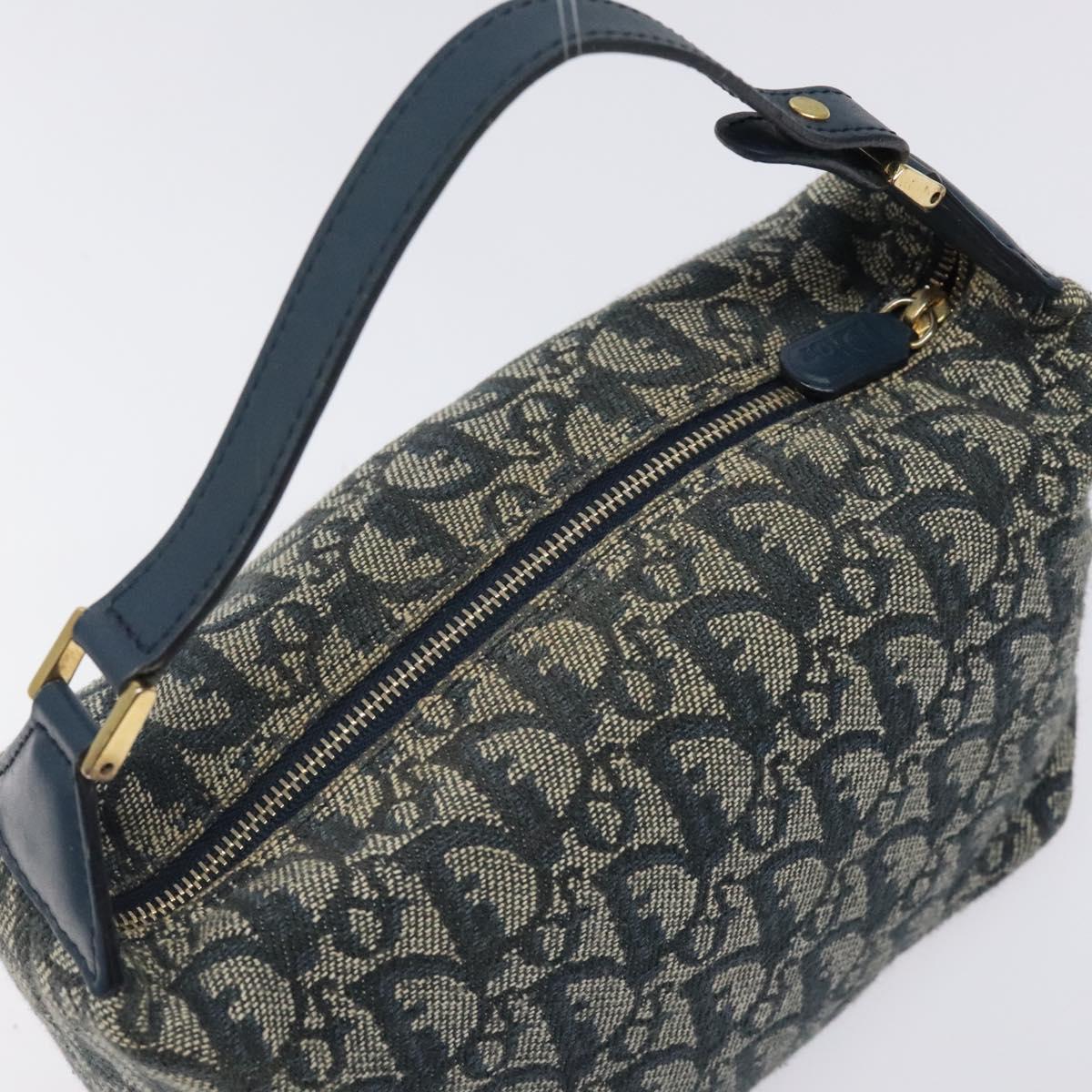 Dior Trotter, Navy, Canvas, handbag