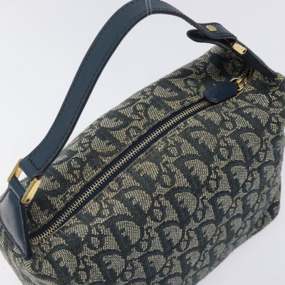 Dior Trotter, Navy, Canvas, handbag