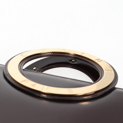 Céline Logo du cercle, Brown, Leather, handbag
