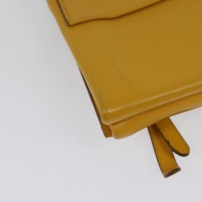 Prada, Yellow, Leather, shoulder
