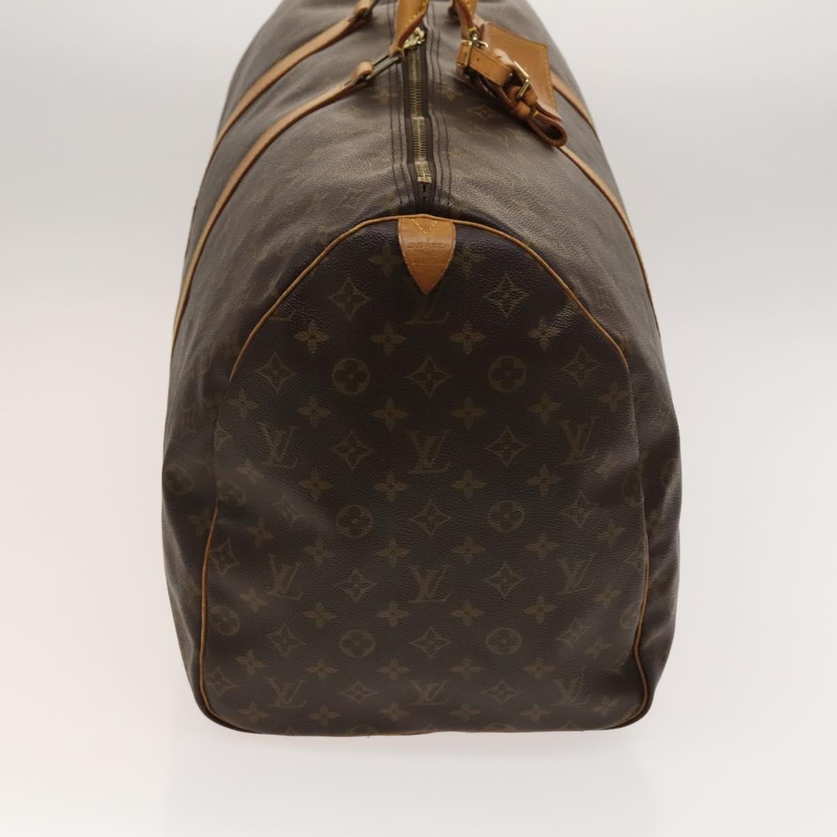 Louis Vuitton Keepall 60, Brown, Canvas, travel
