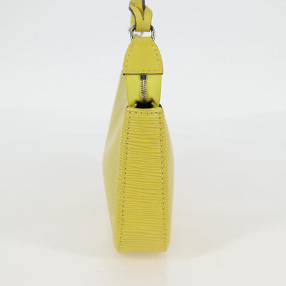 Louis Vuitton Pochette Accessoire, Yellow, Leather, clutch