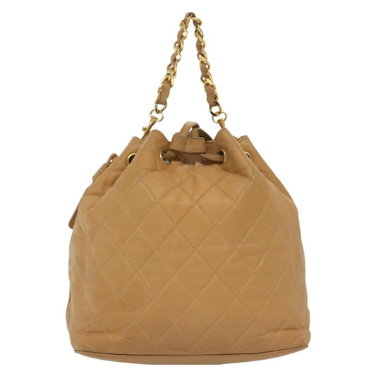 Chanel Vintage, Yellow, Leather, backpack