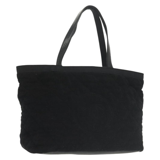 Chanel Logo CC, Black, Leather, tote