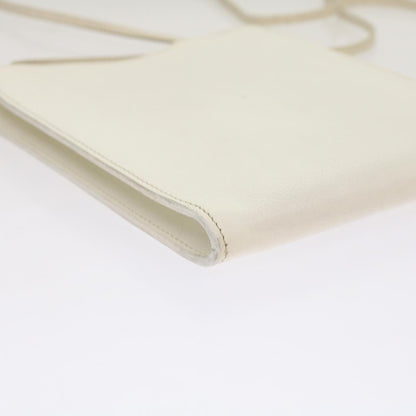 Hermès, White, Leather, shoulder