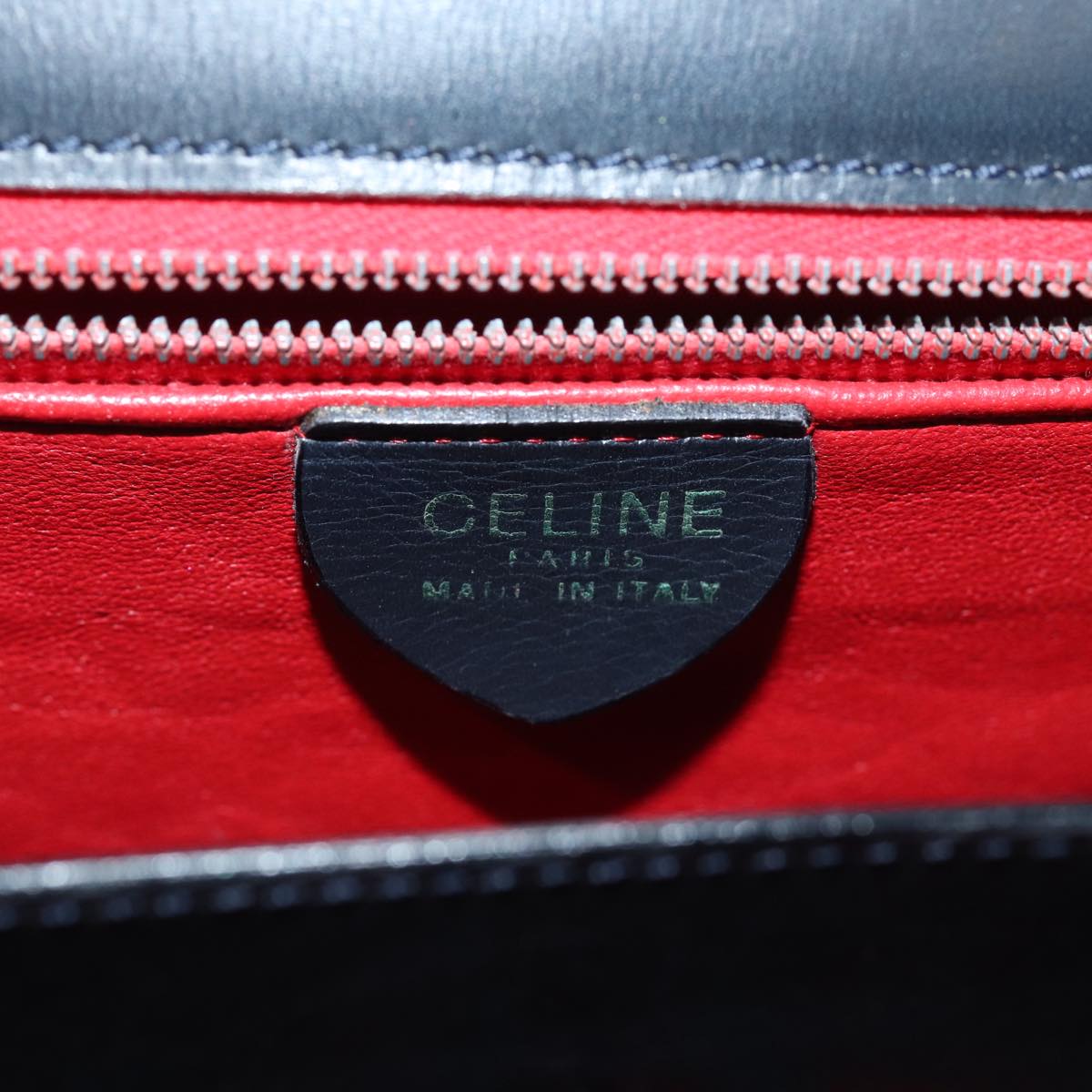 Celine Handbag Leather, WHITE, LEATHER, Handbag