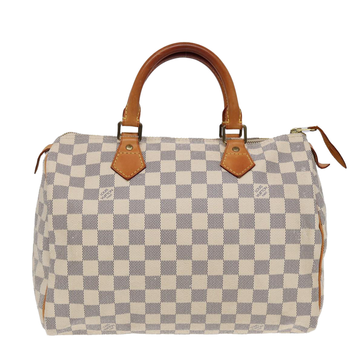 Louis Vuitton Speedy 30, White, Canvas, handbag