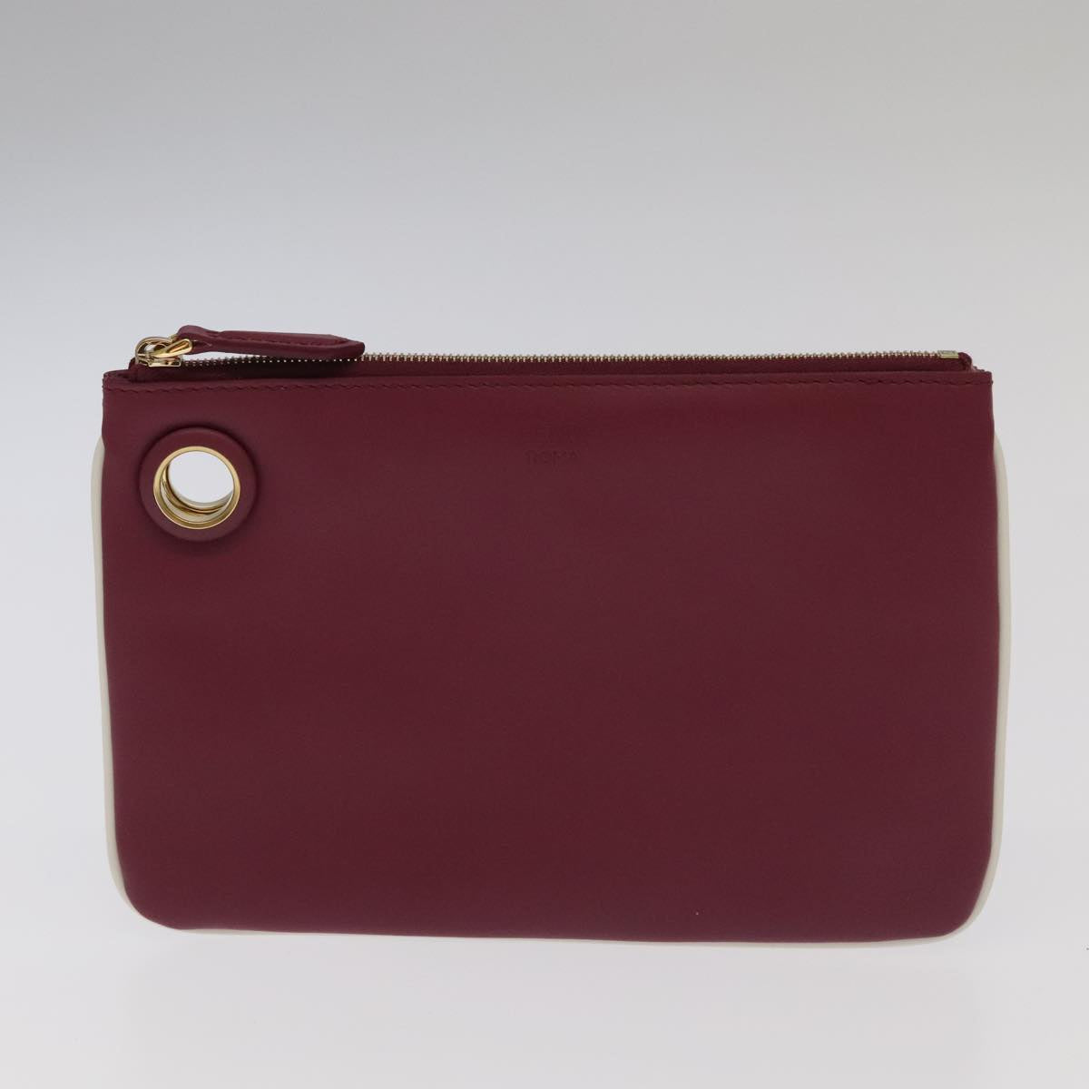 Fendi Triplet, Multicolour, Leather, clutch