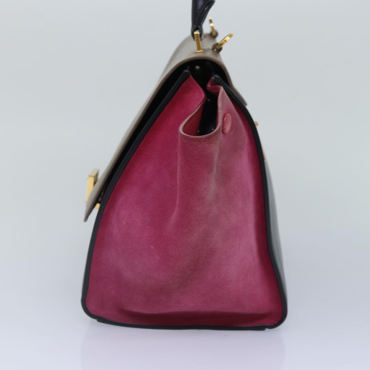 Céline Trapèze, Multicolour, Leather, handbag