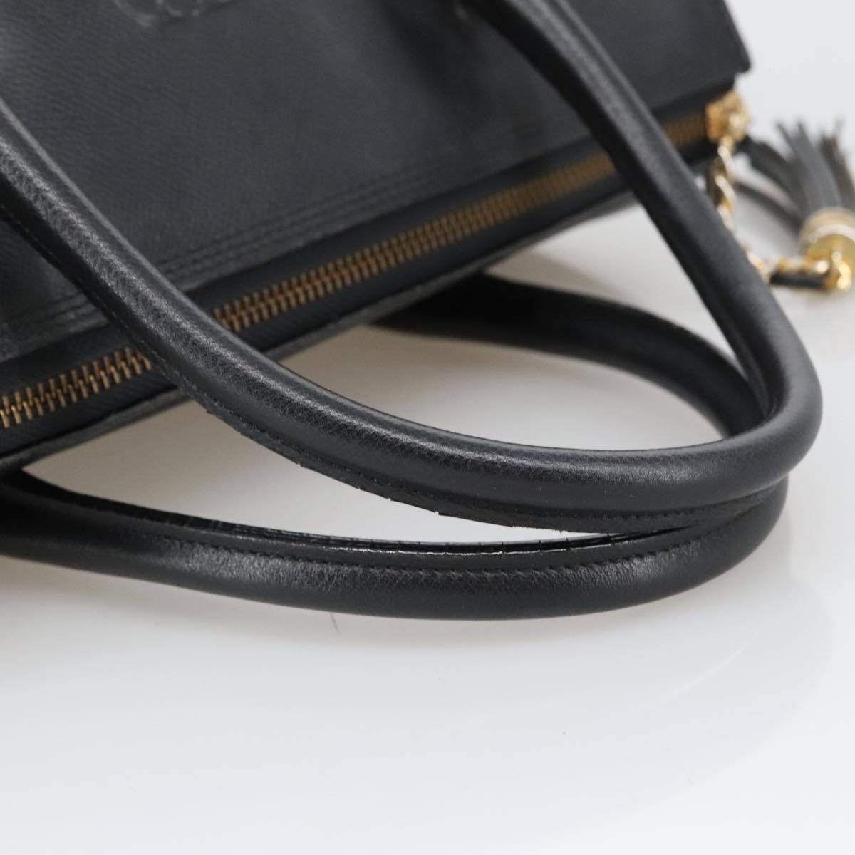 Valentino Garavani, Black, Leather, handbag