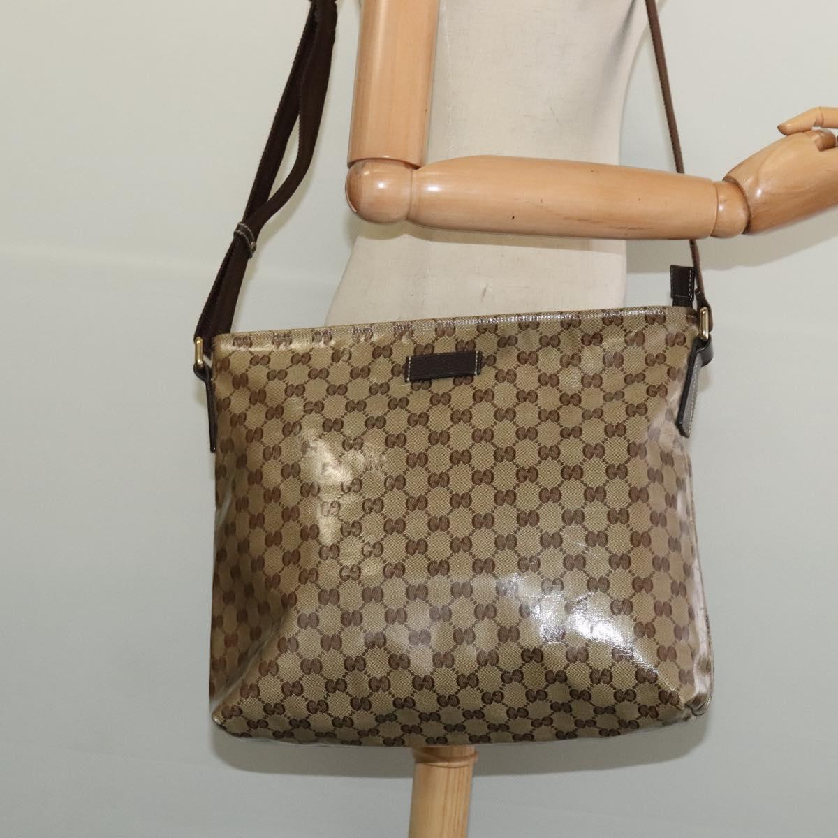 Gucci GG canvas, Beige, Canvas, shoulder