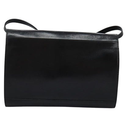 Céline Logo du cercle, Black, Leather, shoulder