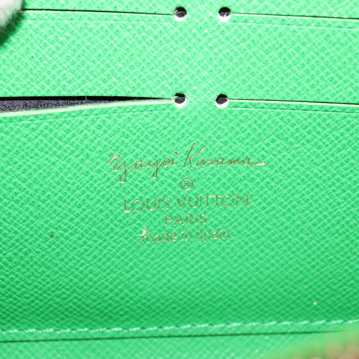 Louis Vuitton Zippy wallet, Green, Canvas, wallet