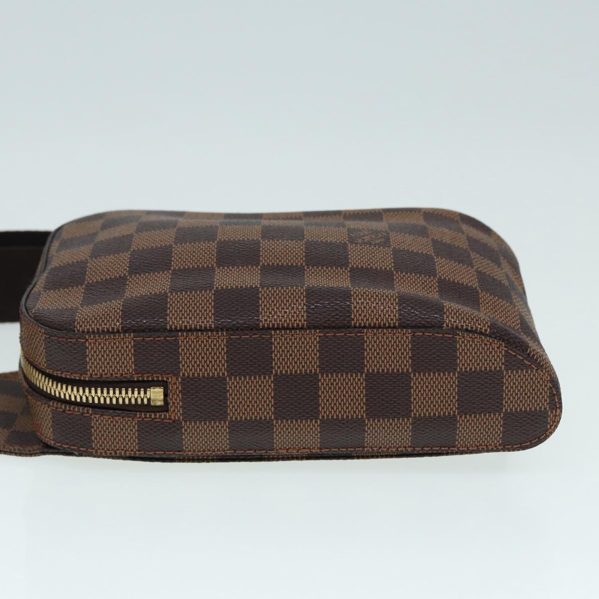 Louis Vuitton Geronimos, Brown, Canvas, clutch