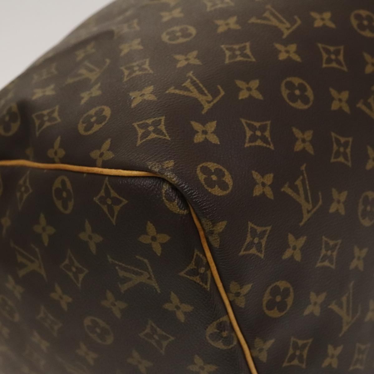 Louis Vuitton Keepall 60, Brown, Canvas, travel