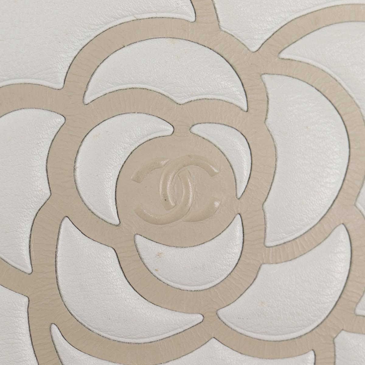 Chanel Camellia, Beige, Leather, tote